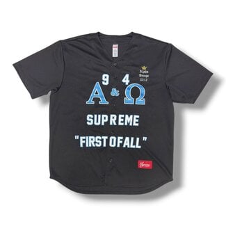 Supreme F/W 24 Supreme Alpha Omega Baseball Jersey Size XL