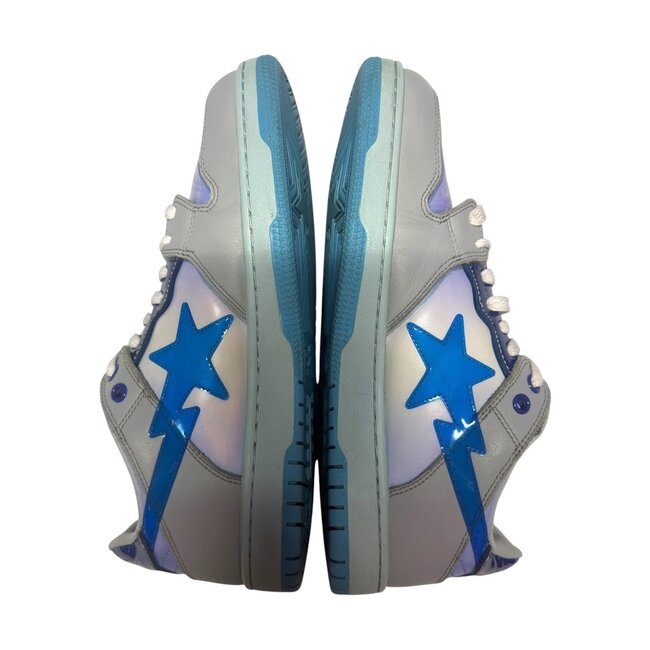 A Bathing Ape Bape Sk8 Sta Blue Grey White Size 8.5
