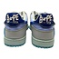 A Bathing Ape Bape Sk8 Sta Blue Grey White Size 8.5