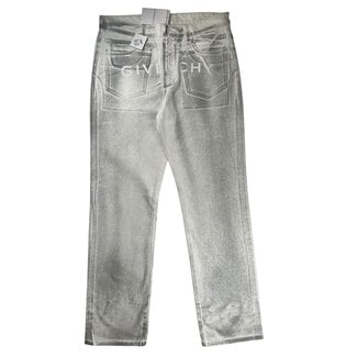 Givenchy Givenchy Reflective Paint Straight Leg Jean