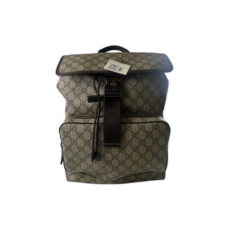 Gucci Gucci GG Medium Single Buckle Rucksack Backpack