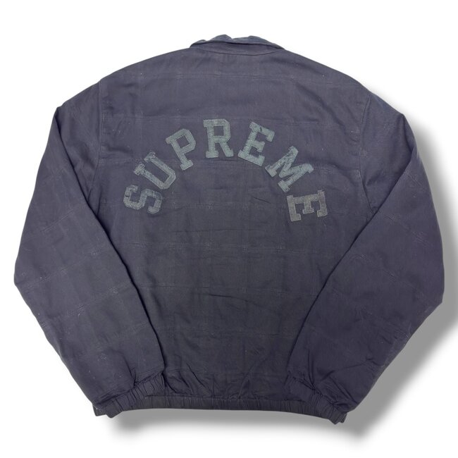 Supreme Supreme Black Patchwork Harrington Jacket Size Large