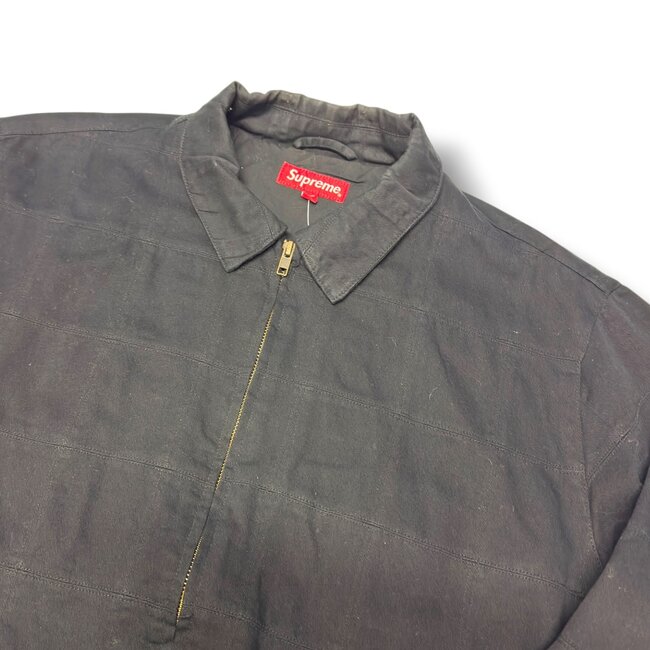 Supreme Supreme Black Patchwork Harrington Jacket Size Large