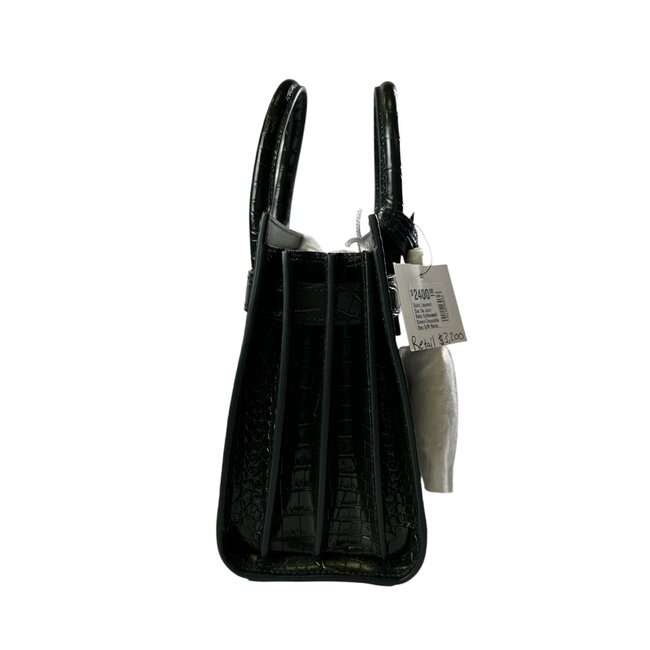 Yves Saint Laurent Saint Laurent Sac De Jour Baby Embossed Green Crocodile Bag