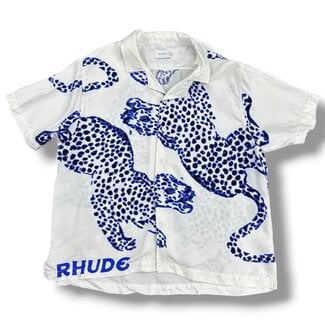 Rhude Rhude Silk Leopard Shirt Size Medium (Retail $640) M/S