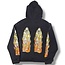 Bring It Back Las Vegas Who Decides War Black Flame Glass Hoodie Size Large