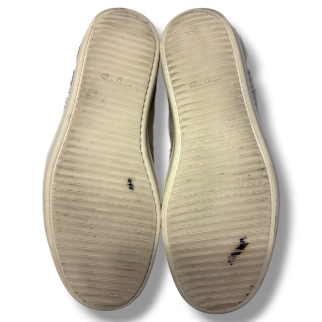 Rick Ownes Rick Owens Long Hair Milk Vintage Sneaker Size 11US