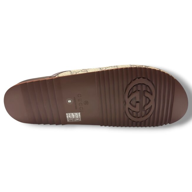 Gucci Gucci Supreme Horsebait Mule 13US (retail $820)