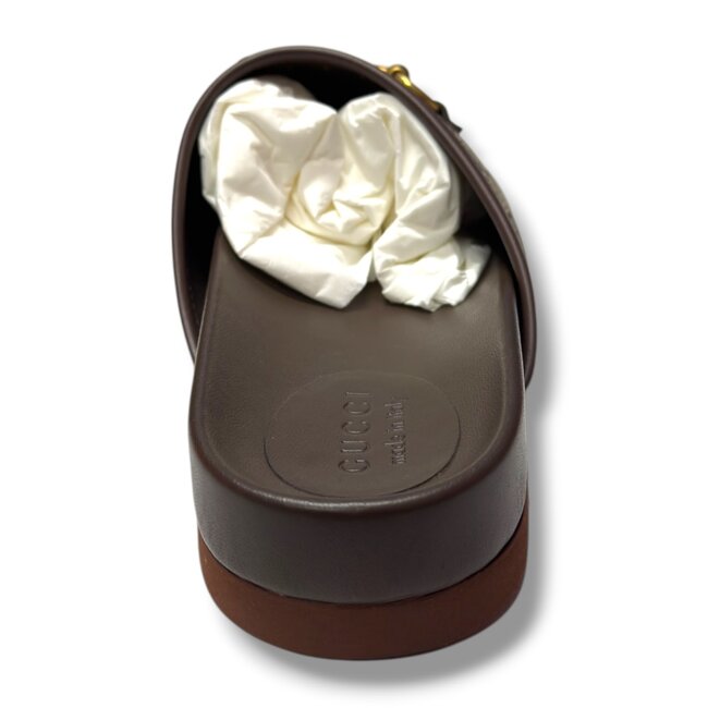 Gucci Gucci Supreme Horsebait Mule 13US (retail $820)