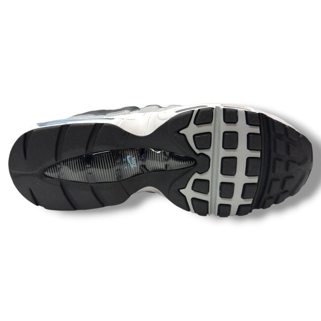 Nike Air Max 95 Big Bubble Black Football Blue Grey Fog Size 10.5
