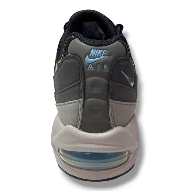 Nike Air Max 95 Big Bubble Black Football Blue Grey Fog Size 10.5