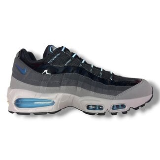 Nike Air Max 95 Big Bubble Black Football Blue Grey Fog Size 10.5