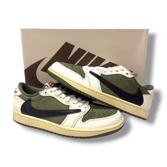 Travis Scott Jordan 1 Retro Low Travis Scott Medium Olive Size 9.5