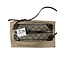 Gucci Gucci Trunk Shoulder Bag GG Coated Canvas With Studded Leather