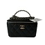 Chanel  Chanel Small Caviar Vanity Pearled Top Handle