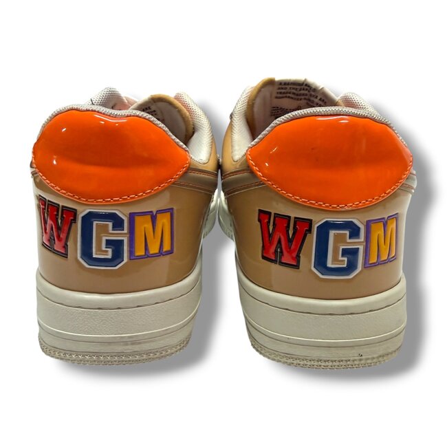 A Bathing Ape Bape Bapesta Tan Shark Size 9.5