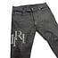 Amiri Amiri Black Staggered Logo Jeans Size 36W (Retail $1090)