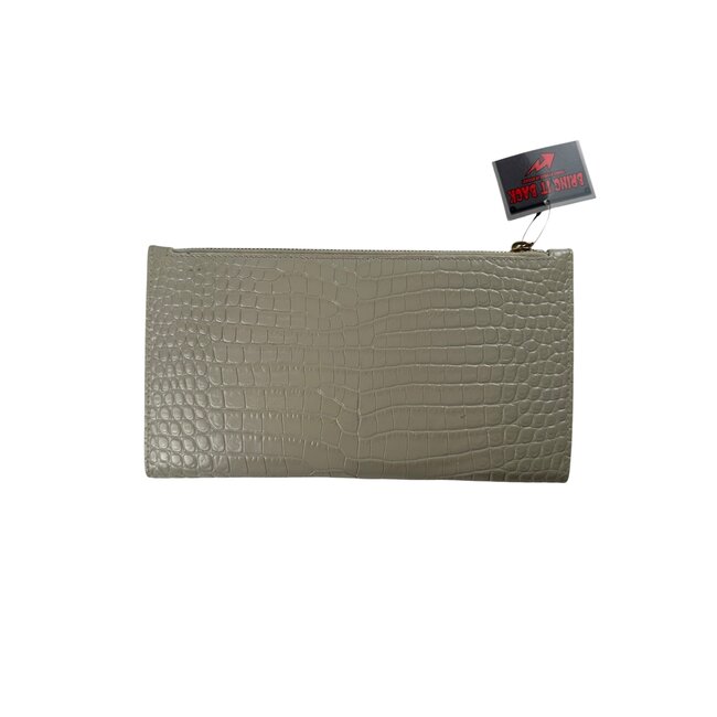 Yves Saint Laurent YSL Large UpTown Crocodile Wallet