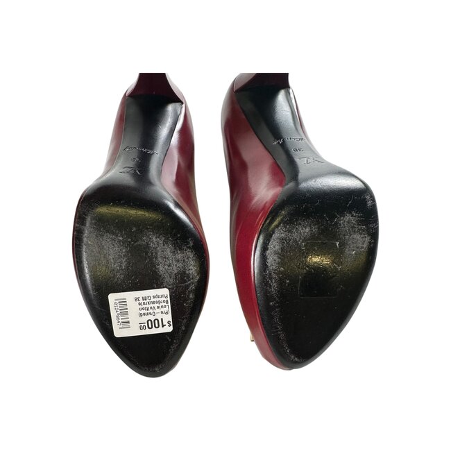 Louis Vuitton Louis Vuitton Bordeauxrote Pumps