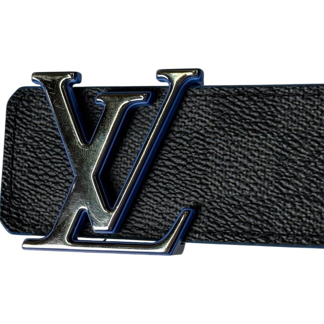 Louis Vuitton Louis Vuitton Initiales Damier Graphite 40 MM Black/Grey/Blue