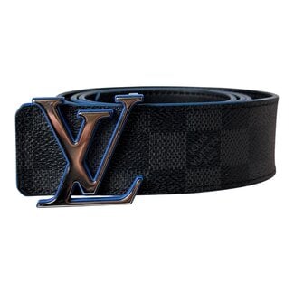 Louis Vuitton Louis Vuitton Initiales Damier Graphite 40 MM Black/Grey/Blue
