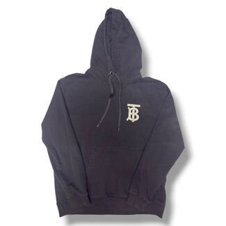 burberry Burberry Black TB Logo Hoodie Size Large