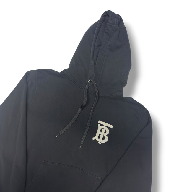 burberry Burberry Black TB Logo Hoodie Size Large