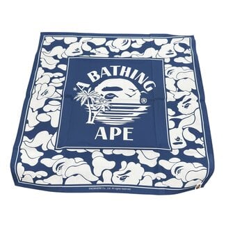 A Bathing Ape A Bathing Ape Navy Bandana