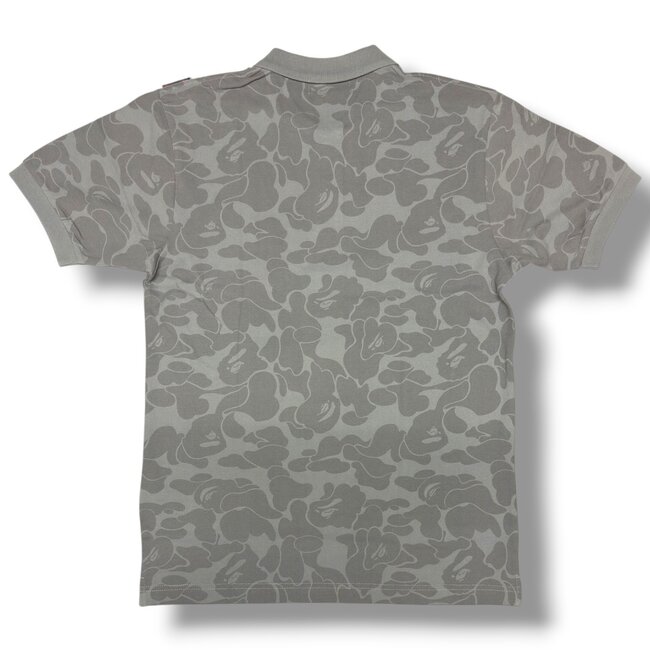 A Bathing Ape A Bathing Ape Grey Camo Polo
