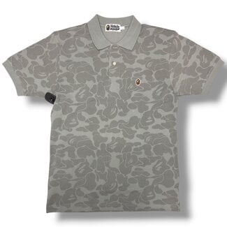 A Bathing Ape A Bathing Ape Grey Camo Polo