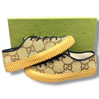 Gucci Gucci Maxi GG Low Top Beige Ebony Size 11