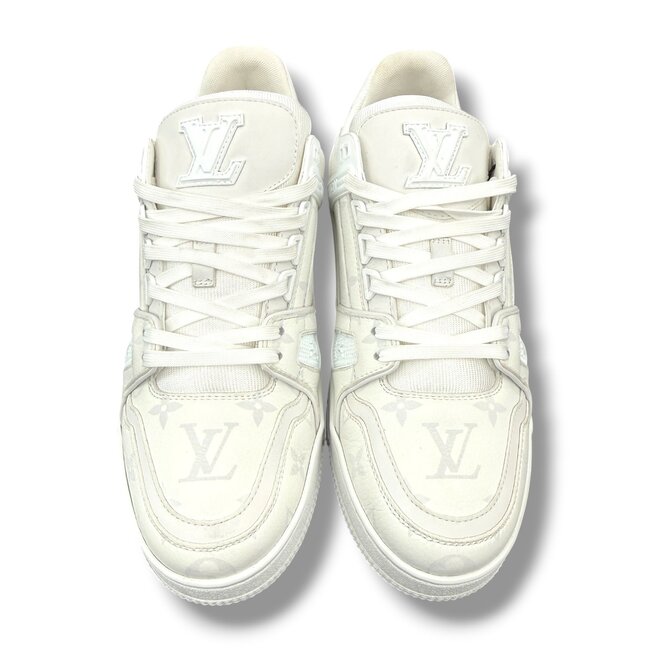 Louis Vuitton Louis Vuitton White Monogram Trainer Size US 8