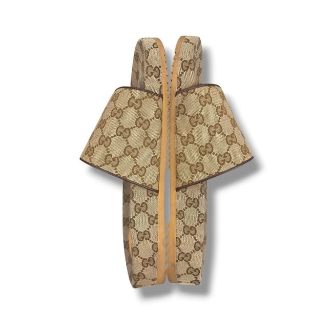 Gucci Gucci Slide Beige Canvas Size 12