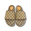 Gucci Gucci Slide Beige Canvas Size 12