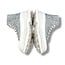 Alexader McQueen (Pre-Owned) Alexander McQueen Silver Crystal Embellished Tread Slick Boot 9