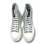 Alexader McQueen (Pre-Owned) Alexander McQueen Silver Crystal Embellished Tread Slick Boot 9