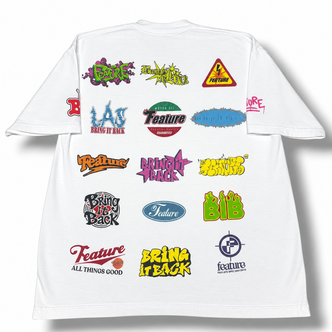 Bring It Back Las Vegas Feature x Bring It Back Collage Tee White