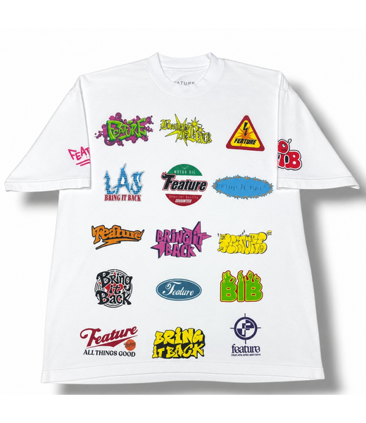 Bring It Back Las Vegas Feature x Bring It Back Collage Tee White