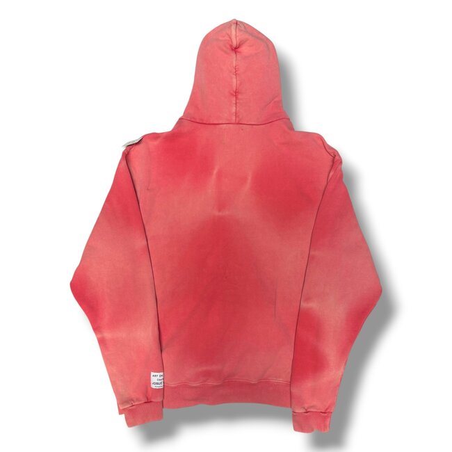 Gallery Dept. Gallery Dept. Red Dyed Zip Up Hoodie Size 2XL
