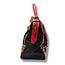 Prada 2015 Prada Leopard Ostrich Trim Nylon Handbag