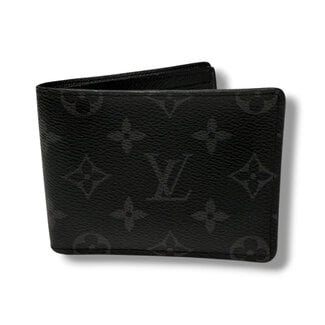 Louis Vuitton Louis Vuitton Black Monogram Slender Wallet