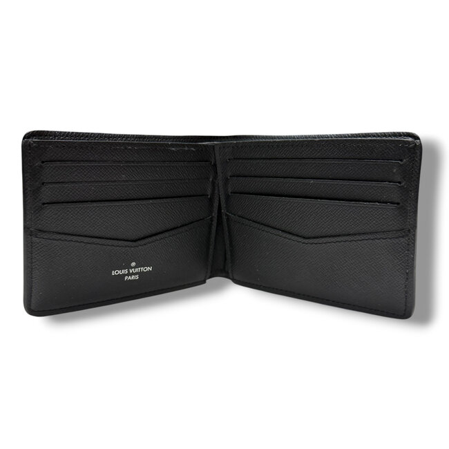 Louis Vuitton Louis Vuitton Black Monogram Slender Wallet