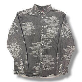 Supreme Supreme Jacquard Denim Shirt Size Large