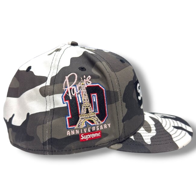 Supreme Supreme Paris Camo Box Logo Fitted Hat Size 7 3/8