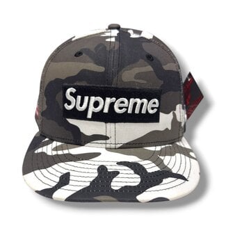 Supreme Supreme Paris Camo Box Logo Fitted Hat Size 7 3/8