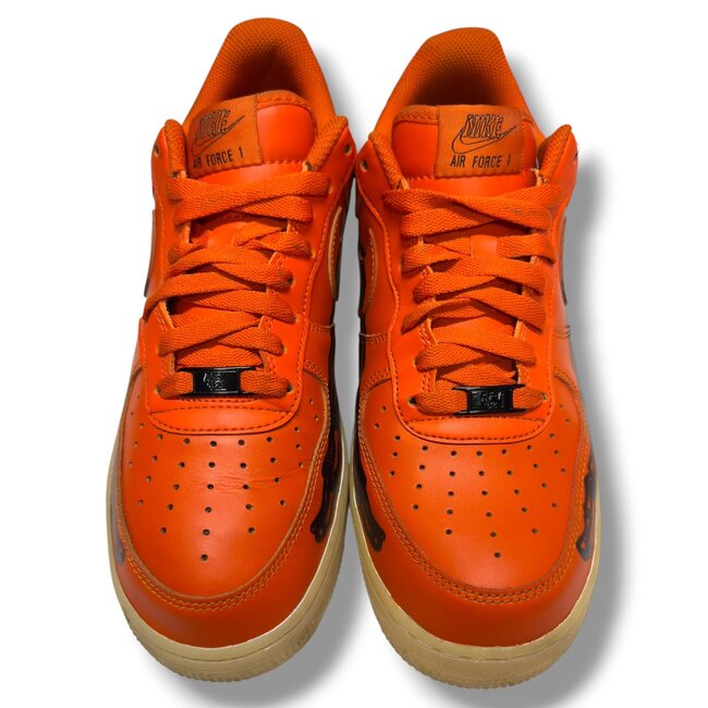 Nike Nike Air Force 1 Low Orange Skeleton Halloween Size 10
