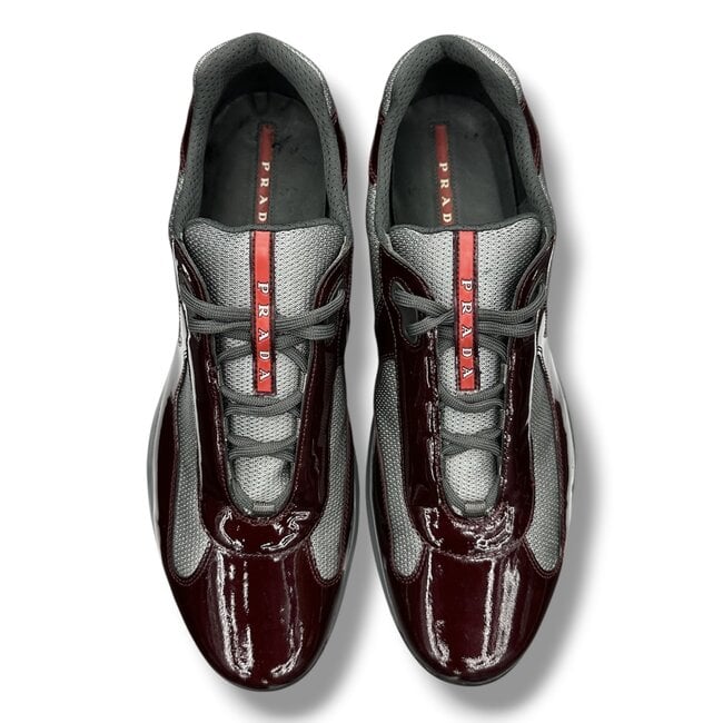 Prada (Pre-Owned) Prada America's Cup Red Sneaker 6US
