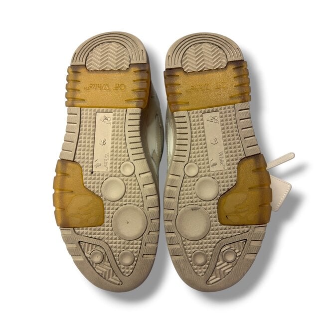 Off-White Off-White Out Of Office Sneaker Beige Size 5US