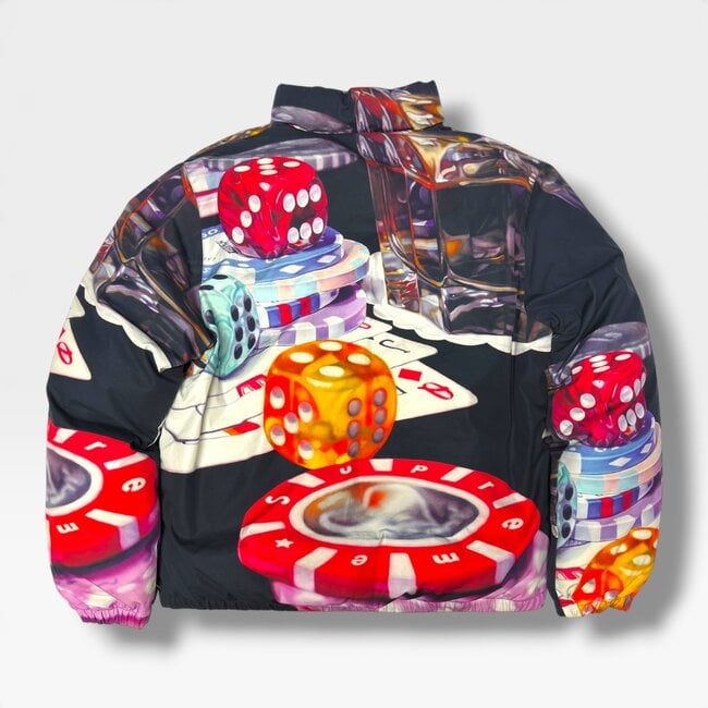 Supreme FW18 Supreme Casino Down Jacket Black Size XL