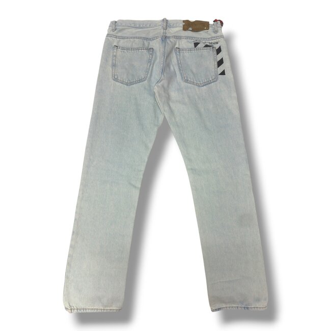 Off-White Off-White Paper Clip Zip Skinny Jeans Size 33